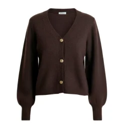 Pearl Cardigan, Brown, XL