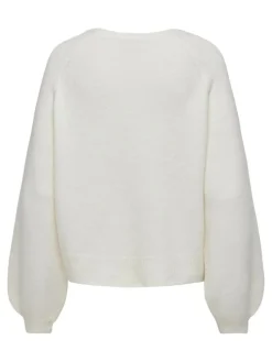 Pearl Striktrøje, Hvid, L