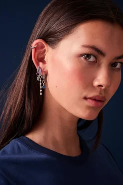 Perla Cinque Ørerings Vedhæng, Sølv