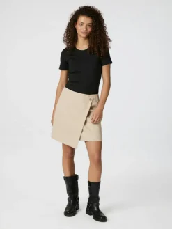 Petrani Pinstriped Nederdel, Sand, 34