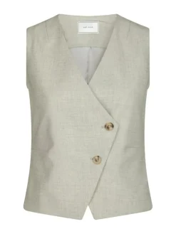 Philippe Melange Vest, Stone Melange, 40
