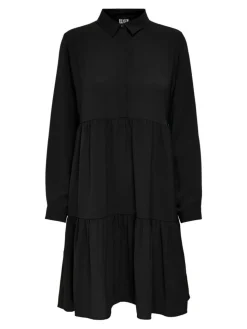 Piper Skjortekjole, Sort, 34