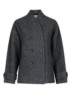 Pippa Twill Jakke, Black, 34