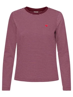 Pisa Langærmet T-shirt, Windsor Wine, L