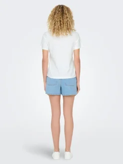 Pisa T-shirt, Cloud Dancer/Bittersweet Heart, L