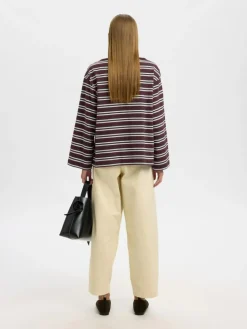 Polly Boatneck T-shirt, Fig, M