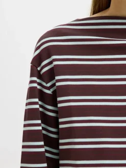 Polly Boatneck T-shirt, Fig, M