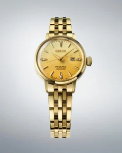 Presage SRE018J1 Dameur, Gold Plated, 30 mm