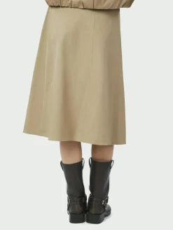 Prisilla Twill Nederdel, Taupe, 36