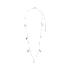 Prucence Recycled Halskæde, Silver Plated, 38 cm