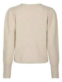 Puli Knit Cardigan, Ivory, 36