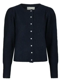 Puli Knit Cardigan, Navy, 36