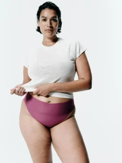 Pulpies Cheeky Højtaljede Trusser, Grenadine, M/L