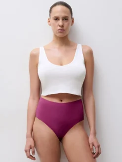 Pulpies Cheeky Højtaljede Trusser, Grenadine, M/L