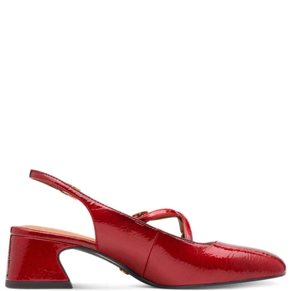 Pumps, Red, 42