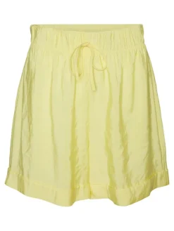 Queeny Højtaljede Shorts, Goldfinch, L