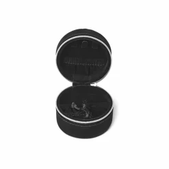 Quilt Zip Small Smykkeskrin, Black