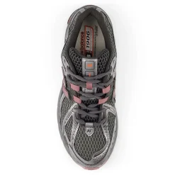 1906R Sneakers, Dark Silver Metallic/Rosewood, 40.5