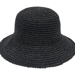 Raffia Hat, Black