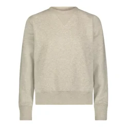 Raglan Crew Sweatshirt, Grey Heather, S