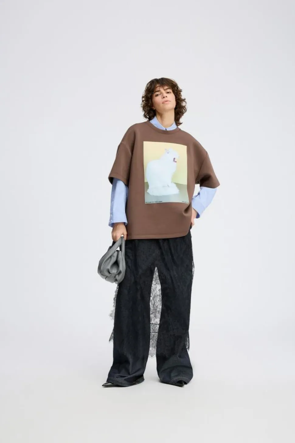 Raploi T-shirt, Brown, 36