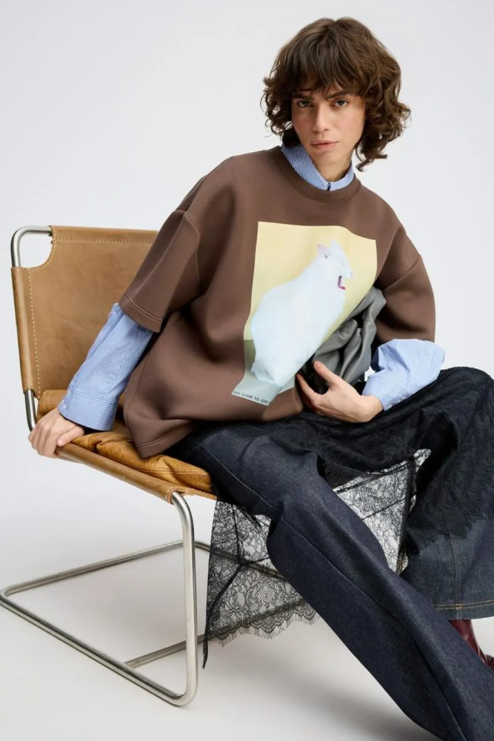 Raploi T-shirt, Brown, 36