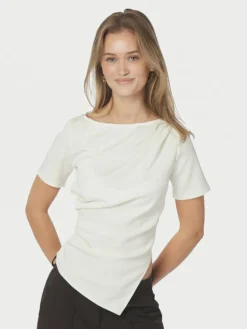 Rasmine Soft Bluse, Off White, 38