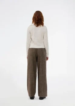 RaulMD Rollneck Cardigan, Sand Speckle, XL