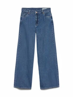 Remy Wide Jeans, Medium Blue Denim, W32/L34