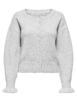 Rima Cardigan, Light Grey Melange, XL