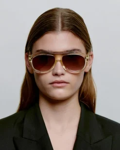 Rio Solbriller, Ecru Transparent