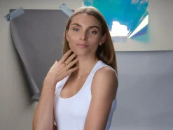 Ripples Halskæde, Gold Plated, 42+3 cm