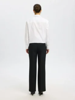 Rita Wide Bukser, Black, 38/L32