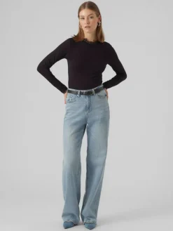 Rosa Bluse, Black, S