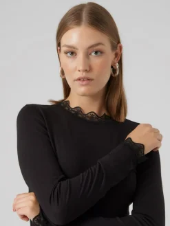 Rosa Bluse, Black, S