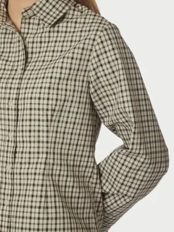 Rosa Checked Skjorte, Beige, 38