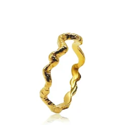 Rosa Ring, Gold Plated, 55