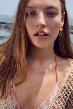 Rosanna Halskæde, Gold Plated, 40+3 cm