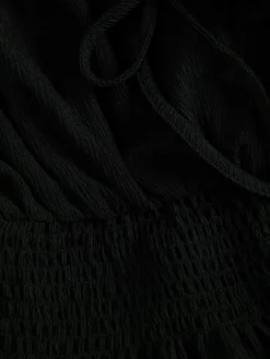 Rue Bustier Bluse, Black, S