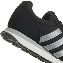 Run 60s 3.0 Sneakers, Core Black/Silver Metallic/Core White, 38 2/3