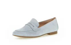 Ruskindsloafers, Aquamarin, 38.5