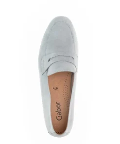 Ruskindsloafers, Aquamarin, 38.5