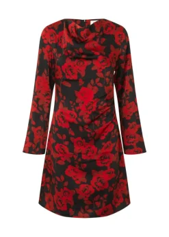 RuthieMD Print Kjole, Racing Rose, M