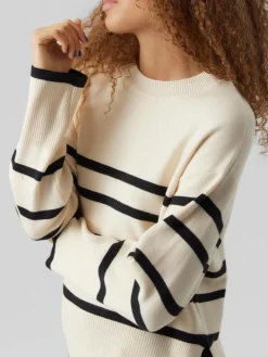 Saba Striktrøje, Birch, XXL