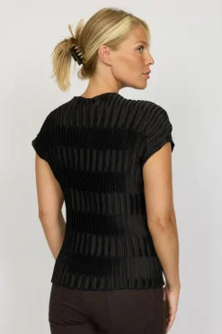 Safari Bluse, Black, L/XL