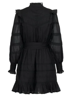 Salli S Voile Kjole, Black, 40