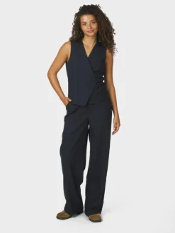 Samara Melange Vest, Navy, 40