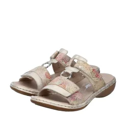 Sandaler, Shell/Beige Multi, 40