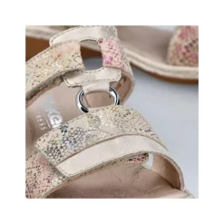 Sandaler, Shell/Beige Multi, 40