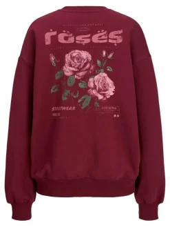 Sandra Sweatshirt, Cabernet, M